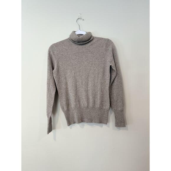 PAUL STUART GRAY PURE CASHMERE TURTLENECK SCOTLAND Sweater Small 2260 - Picture 1 of 9